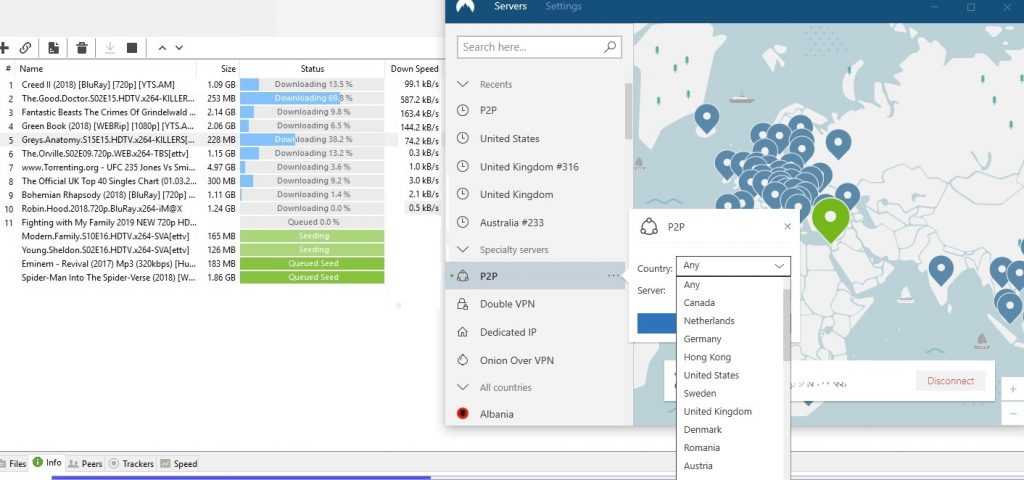 nordvpn utorrent