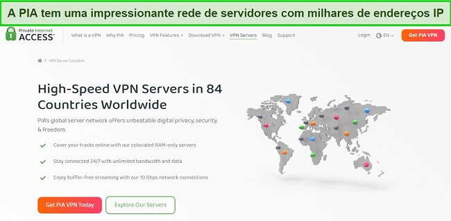 Maneiras Fáceis de Corrigir uma VPN Bloqueada - Rede de Servidores Ampliada da PIA