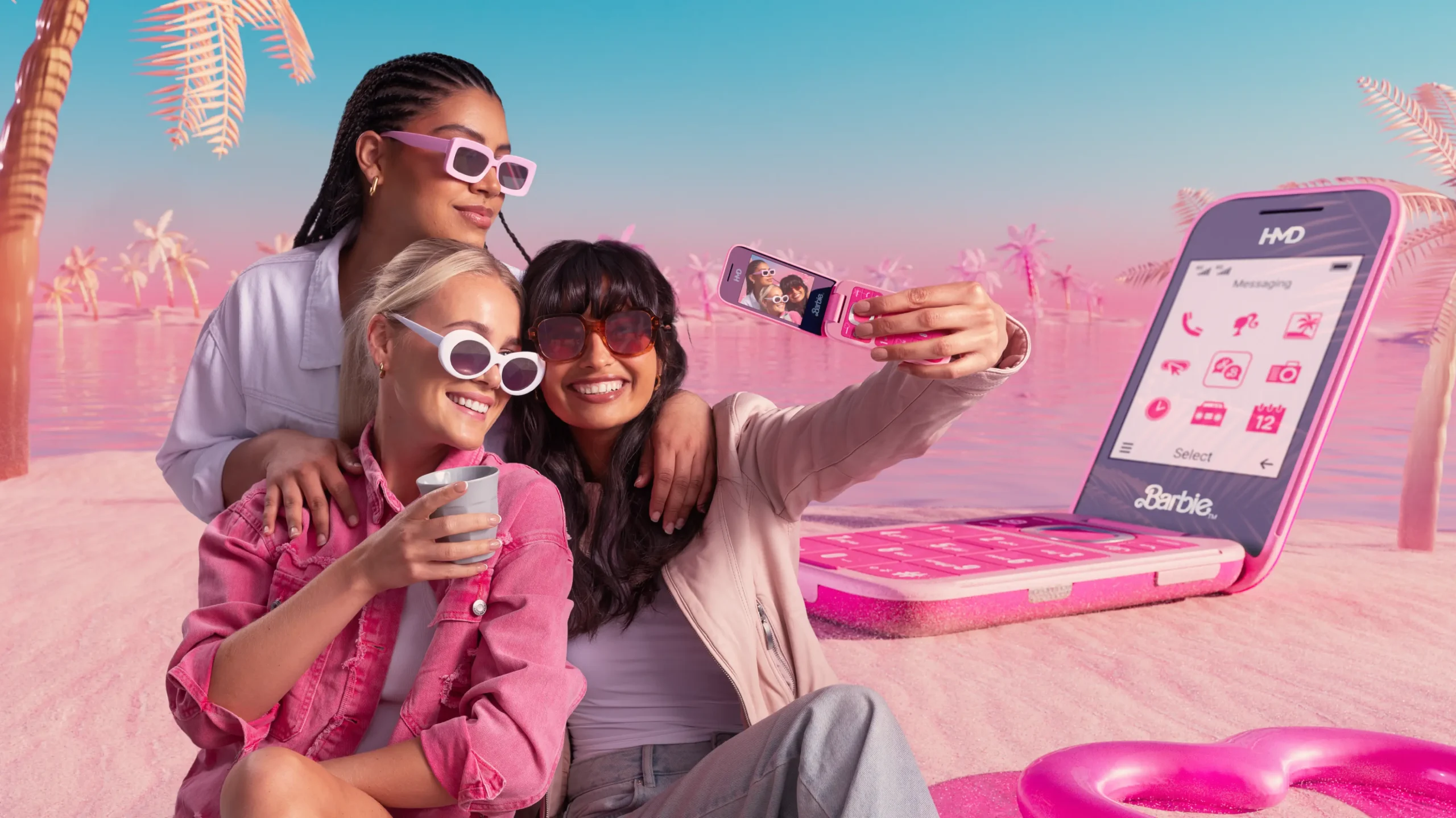 HMD e Mattel Lançam Novo Celular Flip da Barbie para Combater o Vício em Telefones