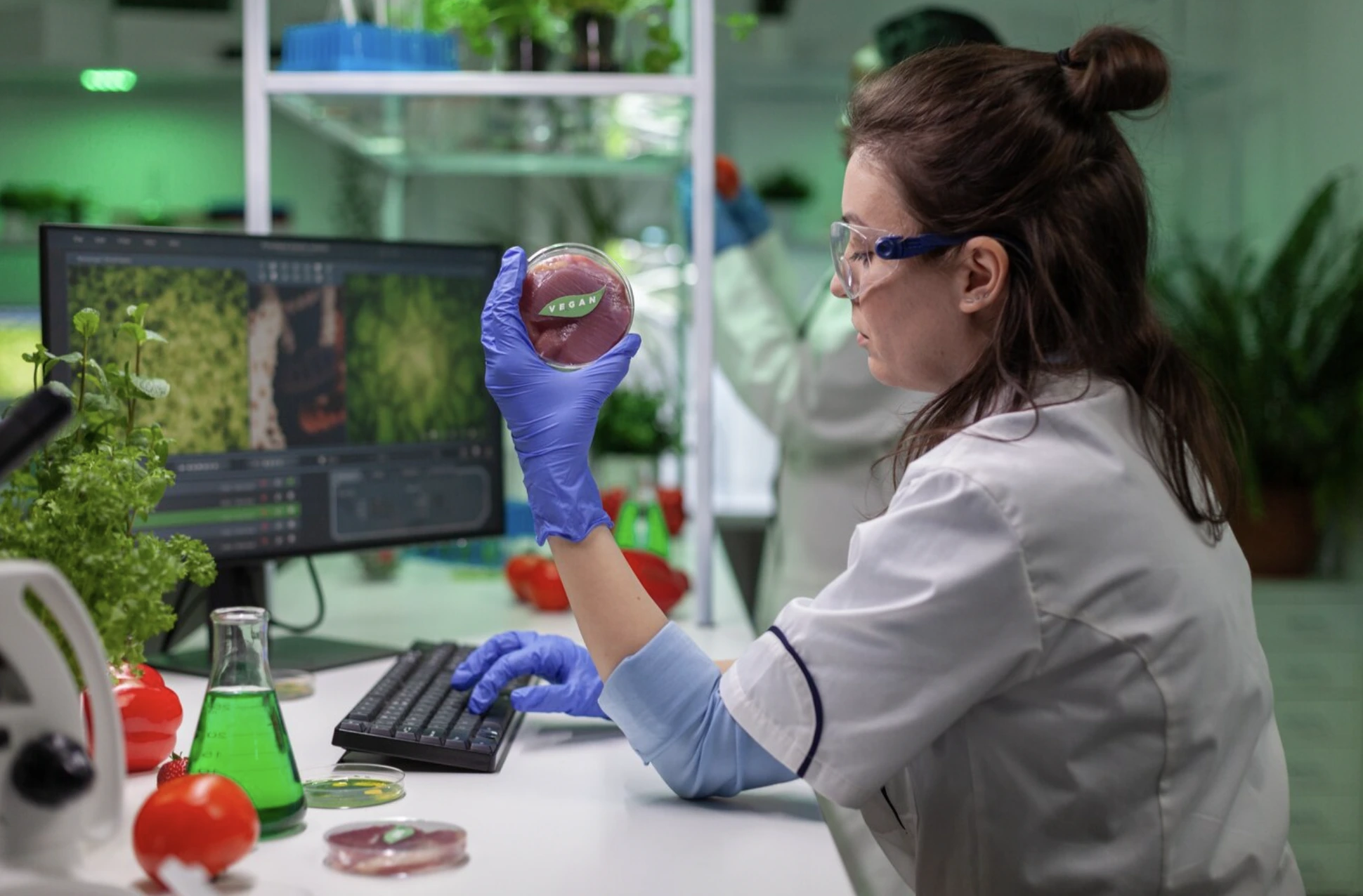 A IA poderia fazer com que as carnes à base de plantas tivessem gosto de carne de verdade?